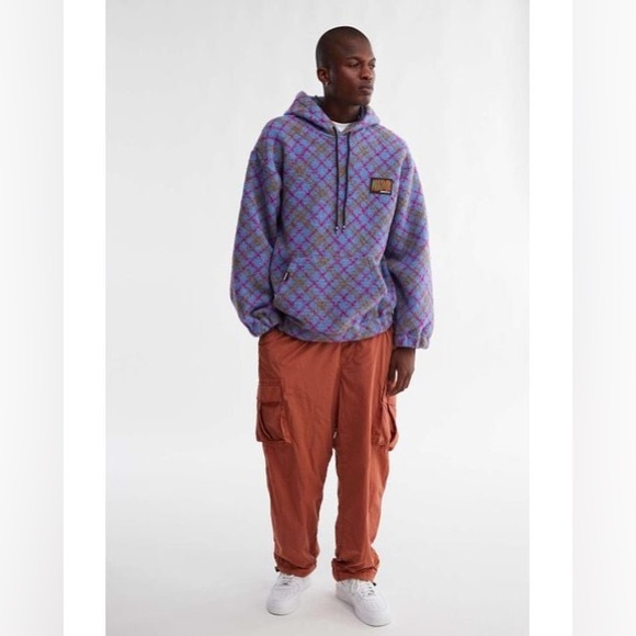 New Men’s Pas De Mer Patterned Fleece Hoodie Sweatshirt!!🔥🔥🔥 - Picture 3 of 14